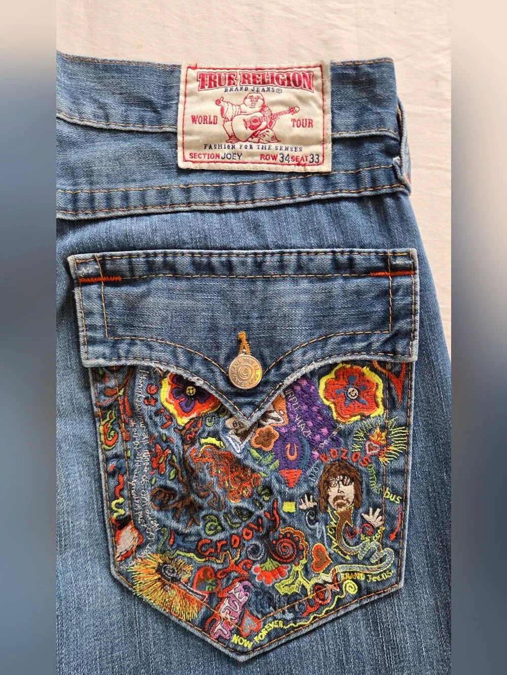 True Religion Blue Jeans